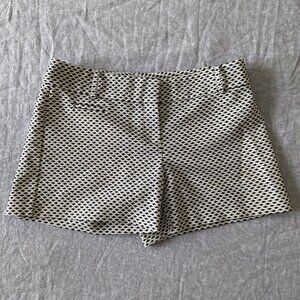 LOFT Polka Dot Shorts White and Black Size 4